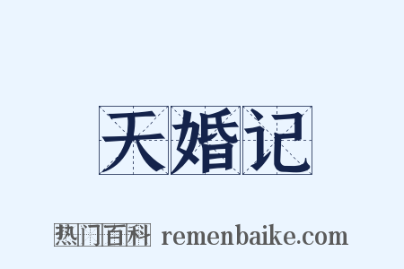 天婚记是什么意思的图片